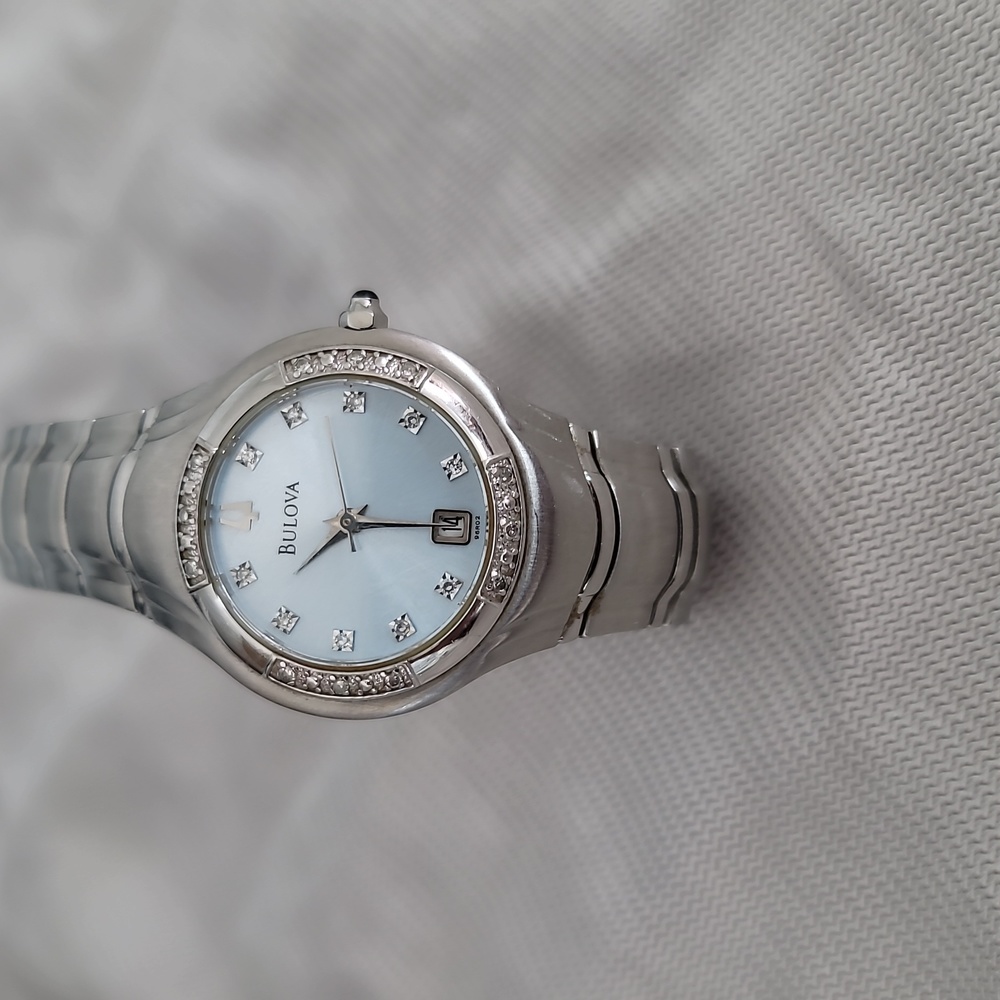 Bulova 96R02 Maestro 22 diamonds. Women's Watch